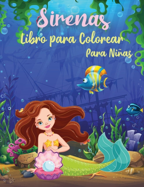 Sirenas Libro Para Colorear Para Nias Libro de