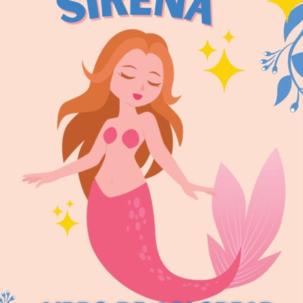 Sirena Libro de colorear
