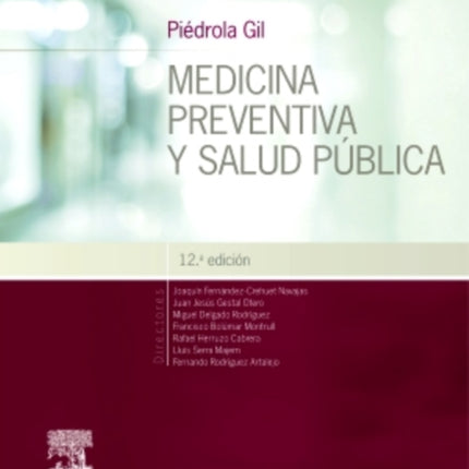 Piédrola Gil. Medicina preventiva y salud pública