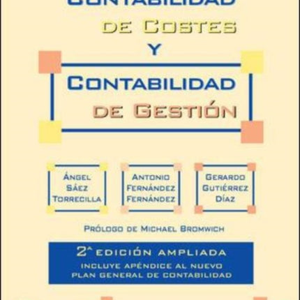 Contabilidad de costes y contabilidad de gestión.