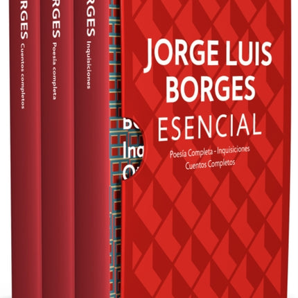 Estuche Borges esencial contiene Poesía completa  Cuentos completos  Inquisiciones  Box Set Borges Esencial