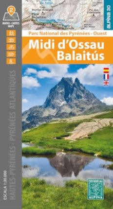 Midi dOssau Balaitus PN Pyrenees Ouest 2 maps