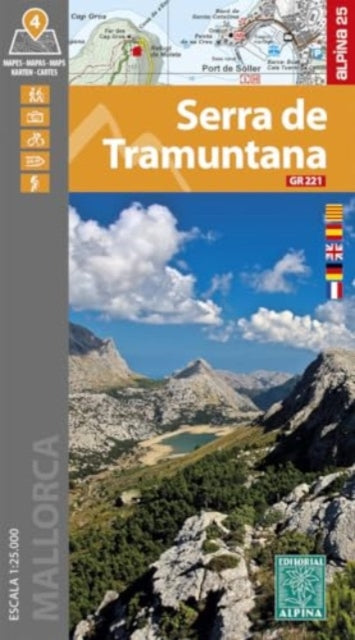 Serra de Tramuntana  Mallorca 4 maps