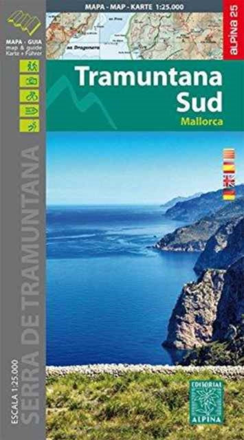 Mallorca -Tramuntana Sud map and hiking guide: 2018