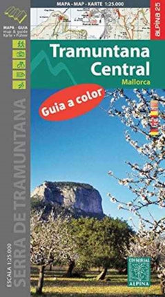 Mallorca -Tramuntana Central GR11 Map and Hiking Guide: 2020