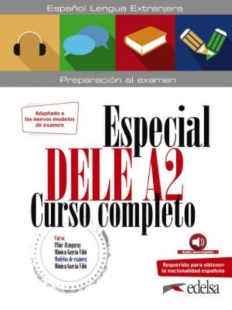 Especial DELE A2 Curso completo  libro  audio descargable 2020 ed.