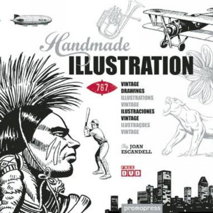 Handmade Illustration: 1000 Retro Style Drawings