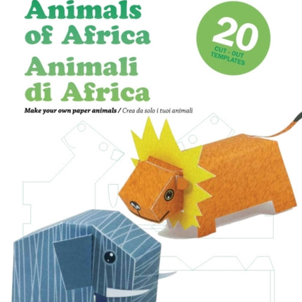 3D Paper Craft Animals of Africa Make Your Own Paper AnimalsCrea Da Solo I Tuoi Animali