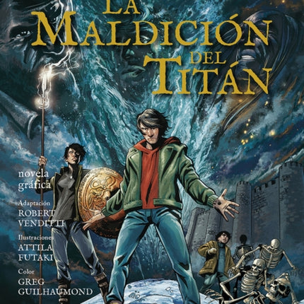 La maldición del titán. Novela gráfica / The Titan's Curse: The Graphic Novel