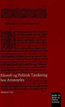 Filosofi og Politisk Tænkning hos Aristoteles