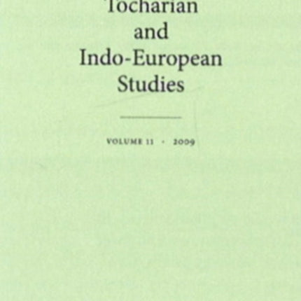 Tocharian and Indo-European Studies vol. 11