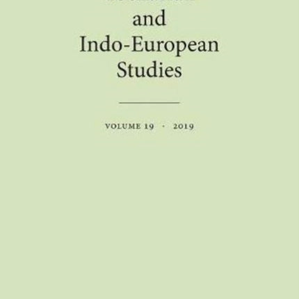 Tocharian and Indo-European Studies 19