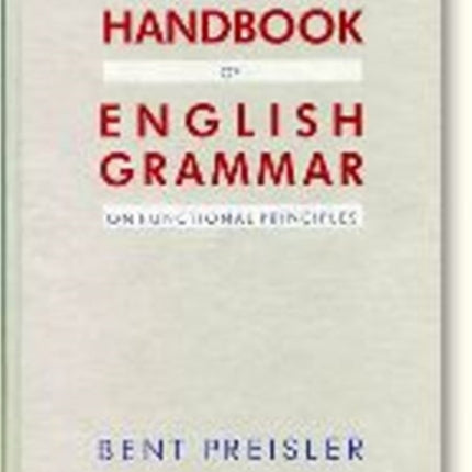 Handbook of English Grammar on Functional Principles