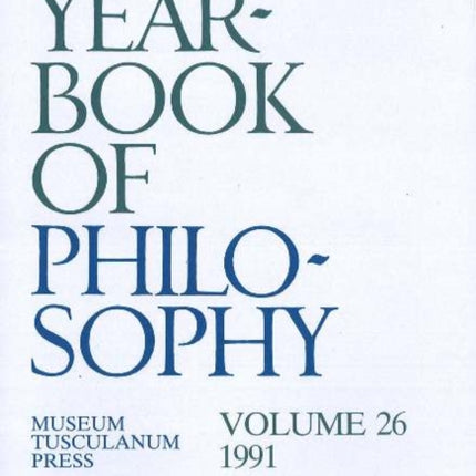 Danish Yearbook of Philosophy: Volume 26