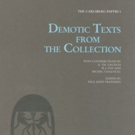 Demotic Texts from the Collection