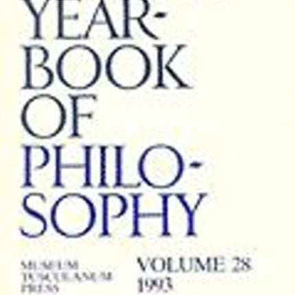 Danish Yearbook of Philosophy: Volume 28