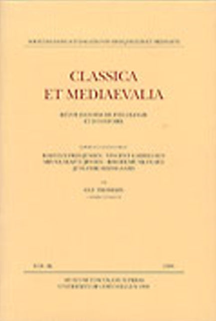 Classica et Mediaevalia: Volume 49