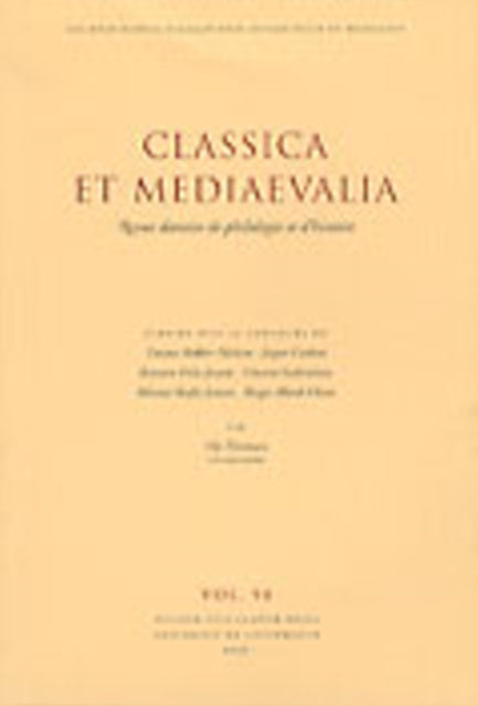 Classica et Mediaevalia: Volume 50