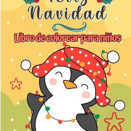 Libro para colorear de feliz navidad para niños