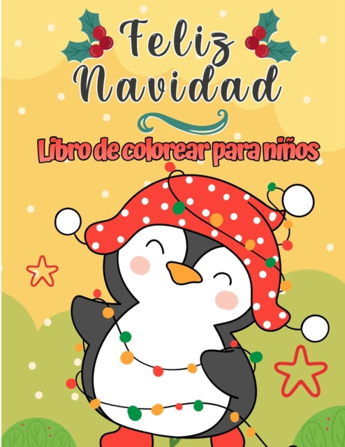 Libro para colorear de feliz navidad para niños