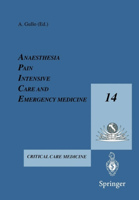 Anesthesia, Pain, Intensive Care and Emergency