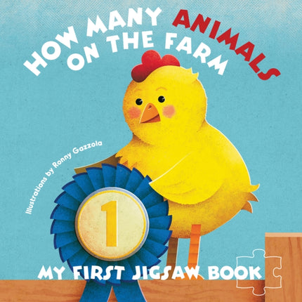 My First Jigsaw Book: How Many Animals on the Farm?