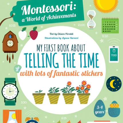 My First Book About Telling Time: Montessori Activity Book