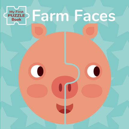 My First Puzzle Book: Farm Faces