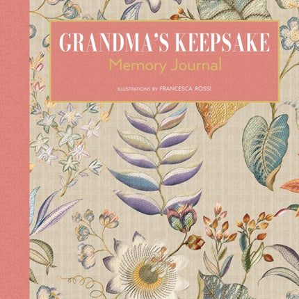 Grandmas Keepsake Memory Journal