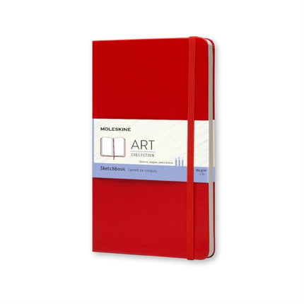 Moleskine Large Sketch Book Red