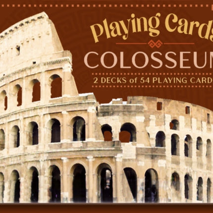 Colosseum Playing Cards  2 Deck Box