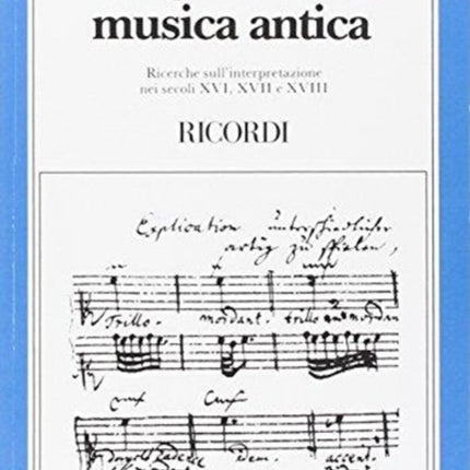 I SEGRETI DELLA MUSICA ANTICA