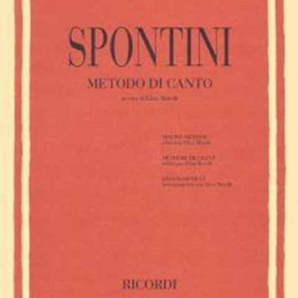 Gaspare Spontini  Singing Method