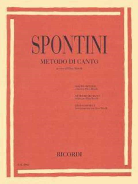 Gaspare Spontini  Singing Method