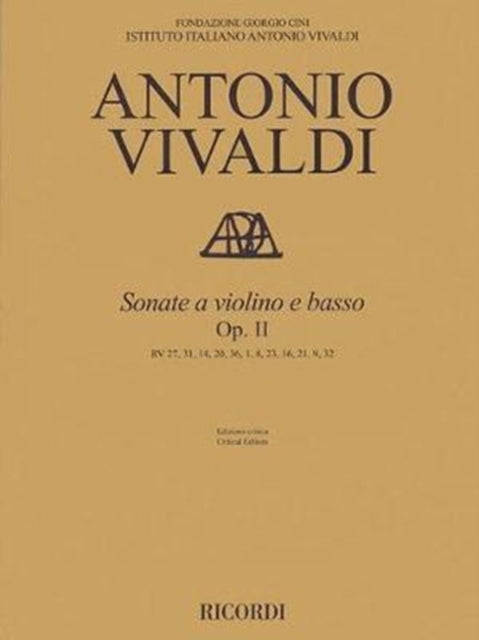 SONATE A VIOLINO E BASSO OP II