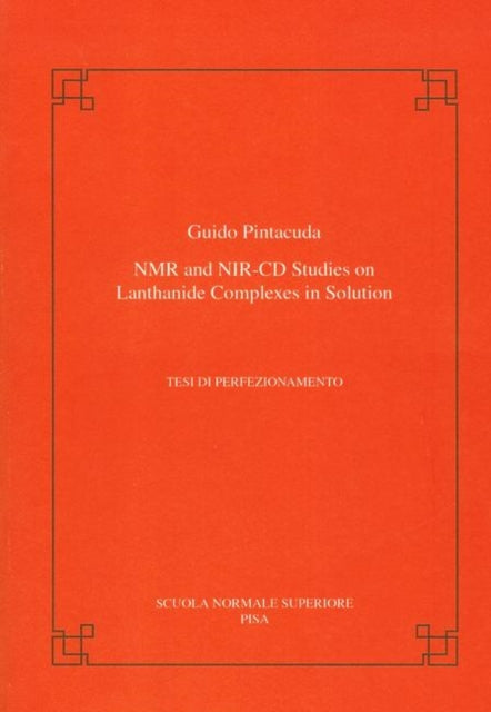 NMR and NIR-CD studies on lanthanide complexes in solution