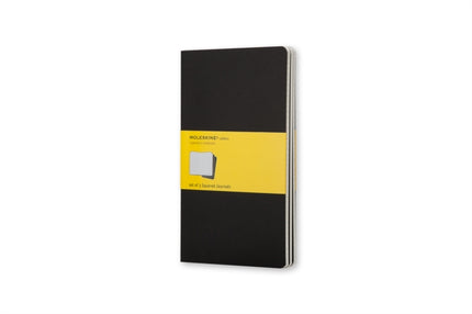 Moleskine Squared Cahier L  Black Cover 3 Set