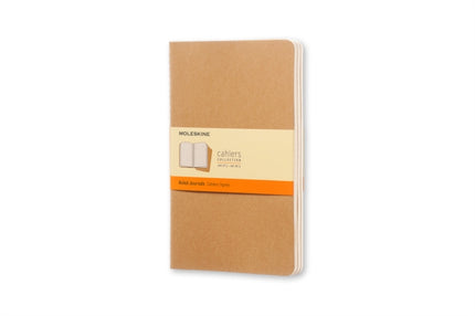 Moleskine Ruled Cahier L  Kraft Cover 3 Set