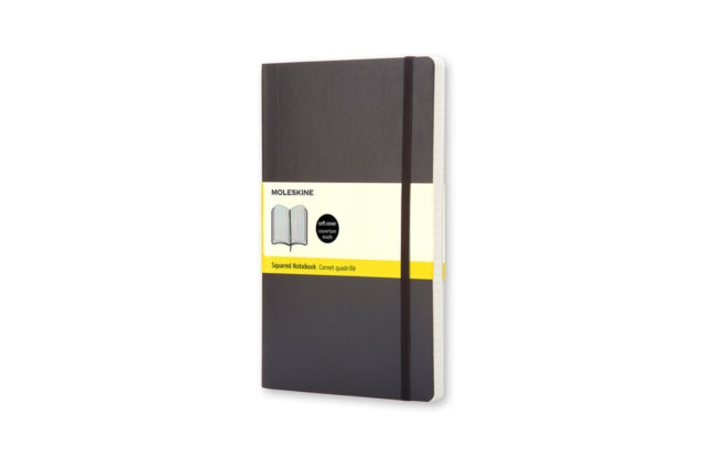 Moleskine Soft Large Squared Notebook Black