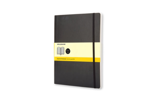 Moleskine Soft Extra Large Squared Notebook Black