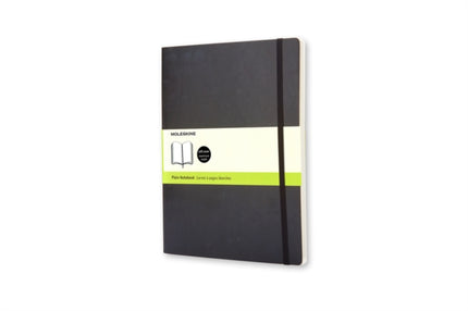 Moleskine Soft Extra Large Plain Notebook Black