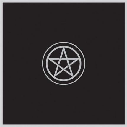 Tarot Cloth Pentacle Black Tp02