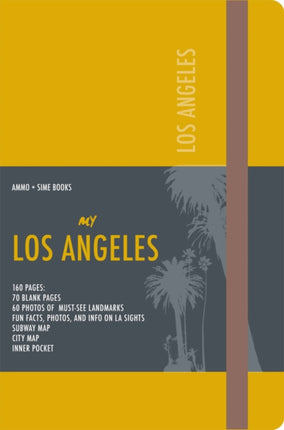 Los Angeles Visual Notebook Mustard Yellow