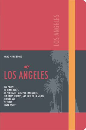 Los Angeles Visual Notebook Vintage Red