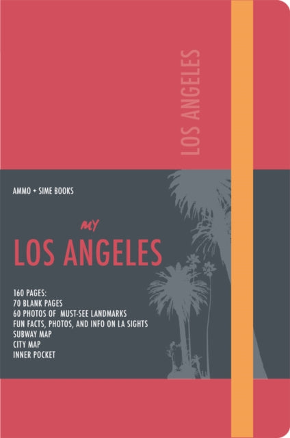 Los Angeles Visual Notebook Vintage Red