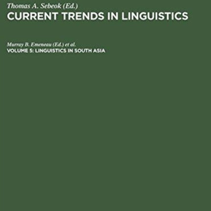 Linguistics in South Asia