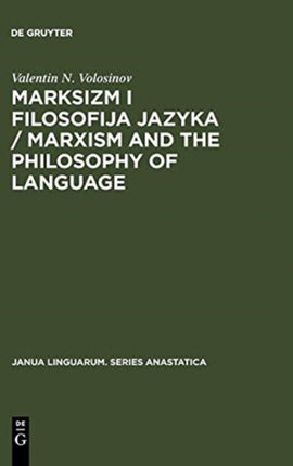 Marksizm i filosofija Jazyka / Marxism and the Philosophy of Language