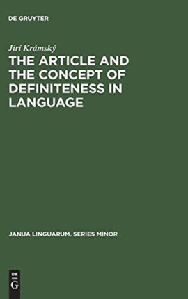The Article and the Concept of Definiteness in Language