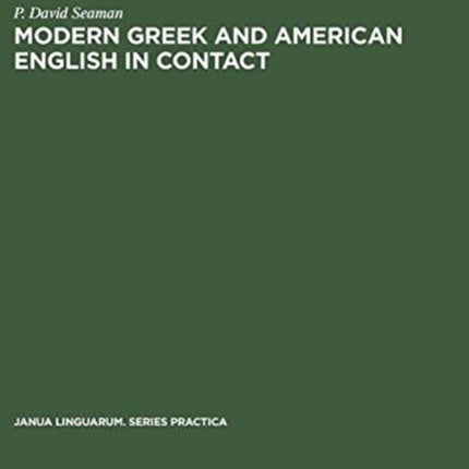 Modern Greek and American English in Contact