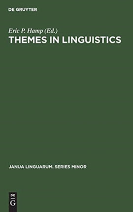 Themes in Linguistics: The 1970s